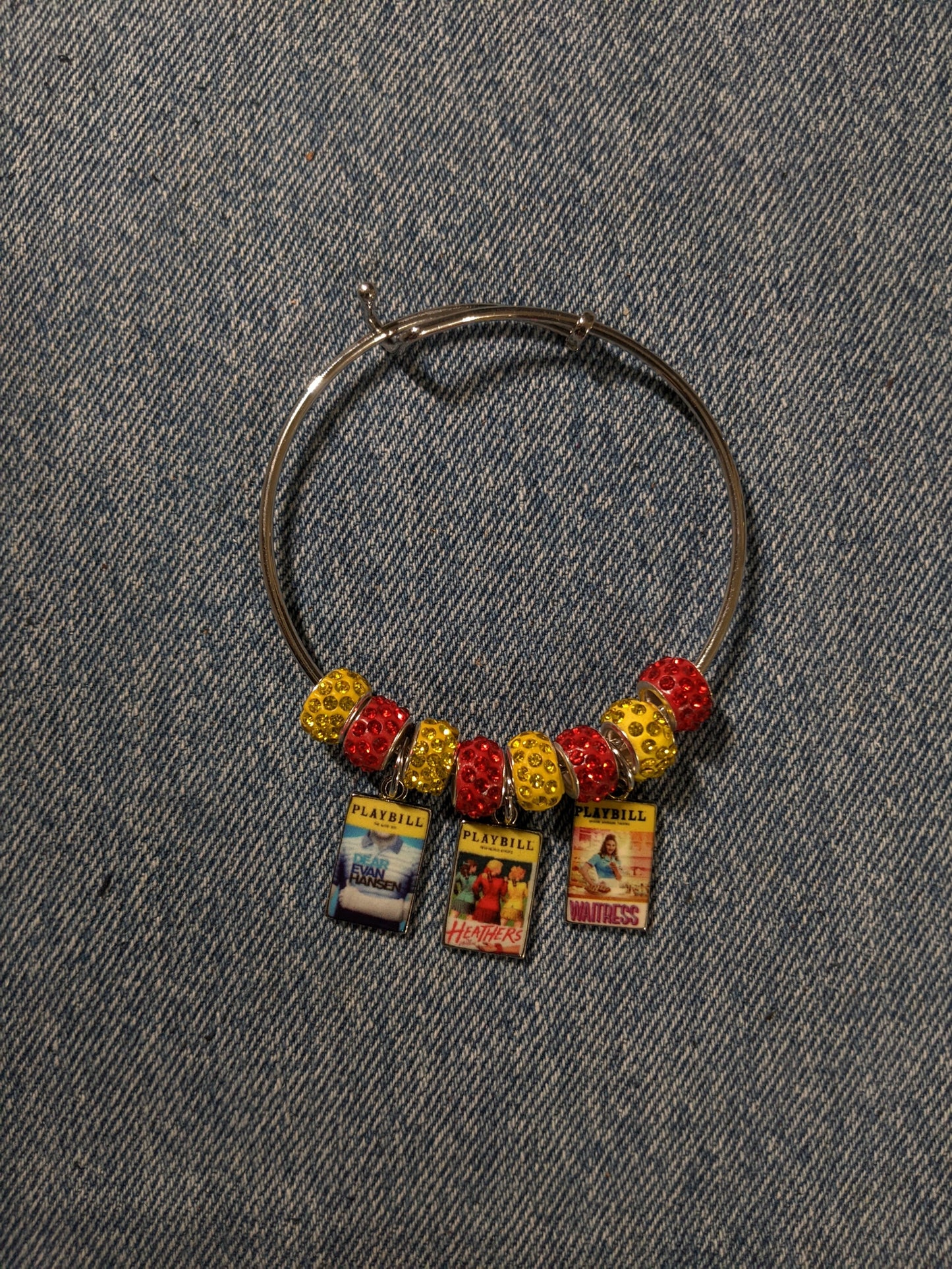 Bangle Charm Bracelet-Broadway Themed- 2 versions-Great Gift! BRACE24