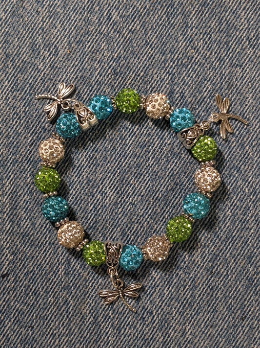 Stretchy Bracelet-Dragonfly Themed- Great Gift! BRACE6