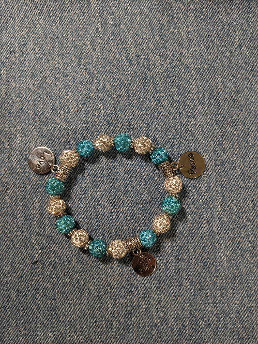 Stretchy Bracelet-Life Is Good-Positive Message- Great Gift! BRACE7