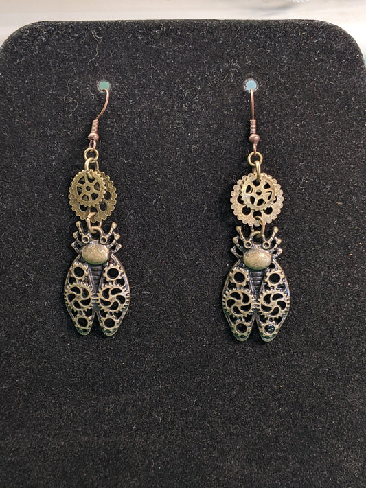Steampunk Themed earrings-Gears-great gift!-2 Styles Available-EAR1