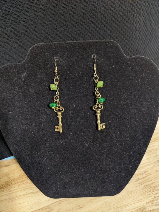 Steampunk Themed earrings-Keys-great gift! Item-EAR10