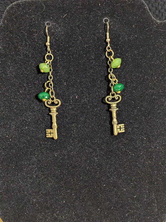 Steampunk Themed earrings-Keys-great gift! Item-EAR10