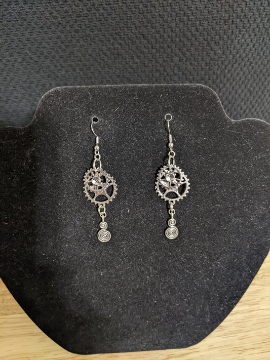 Steampunk Themed earrings-Gears-great gift! Item-EAR12