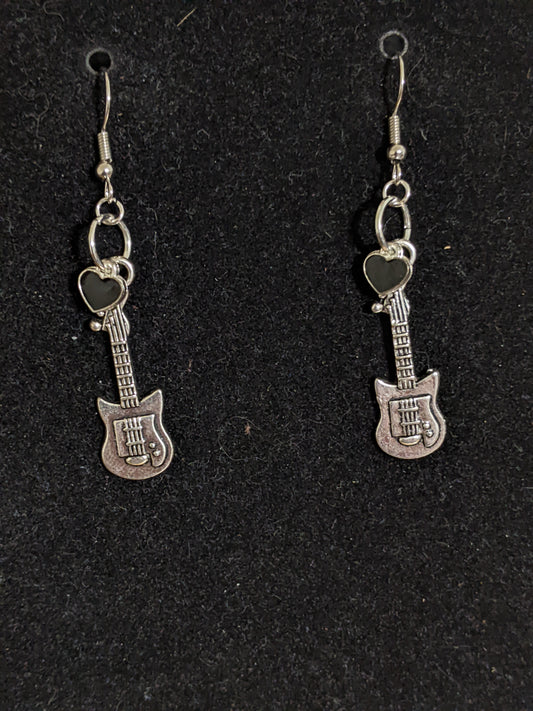 Music Themed earrings-Guitars-great gift! Item-EAR16