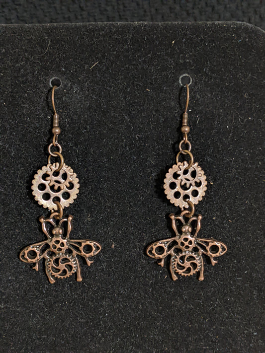 Steampunk Themed earrings-Gears-great gift! Item-2 Styles Available-EAR18