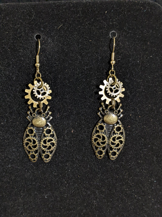 Steampunk Themed earrings-Gears-great gift!-2 Styles Available-EAR1