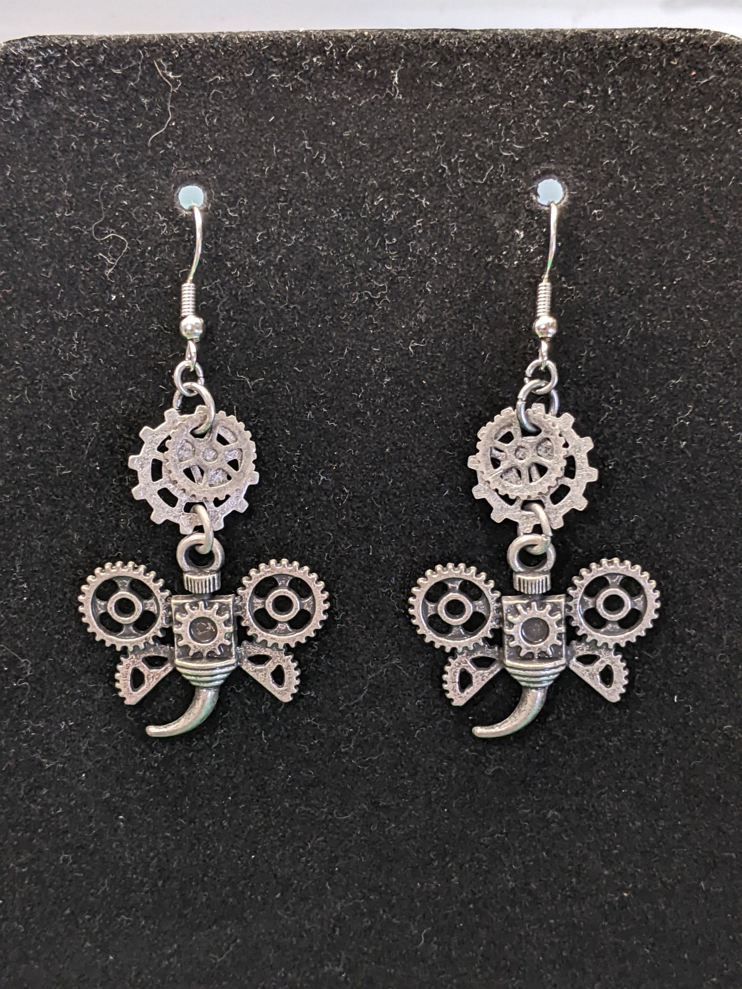 Steampunk Themed earrings-Gears-great gift! 2 Styles Available-EAR3