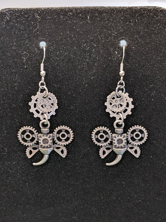 Steampunk Themed earrings-Gears-great gift! 2 Styles Available-EAR3