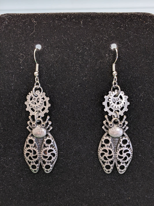 Steampunk Themed earrings-Gears-great gift! 2 Styles Available-EAR4
