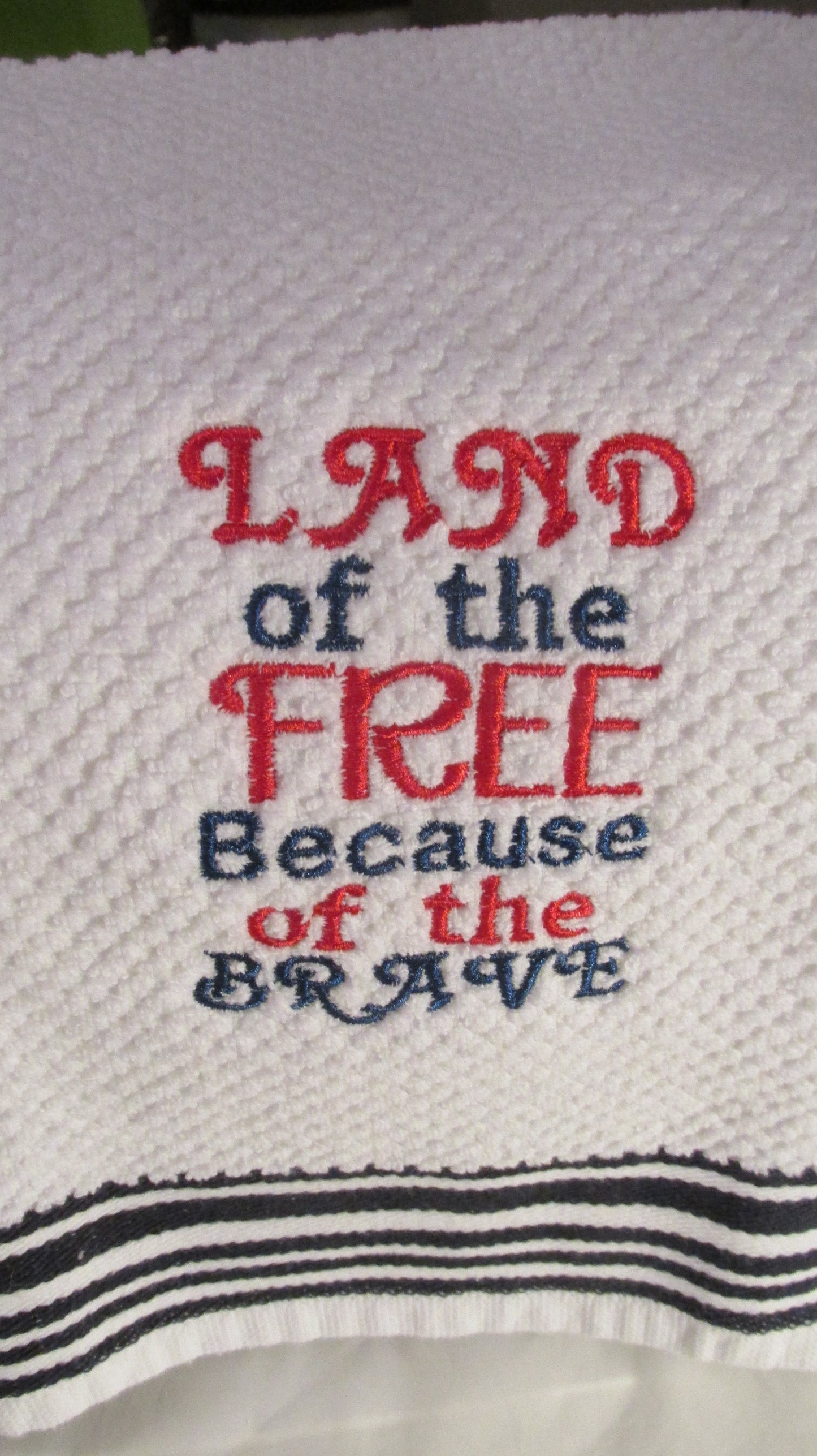 Land of the Free Hand Towel