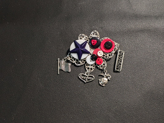 US Marines Themed Brooch-Unique Charm Pin! Marines1