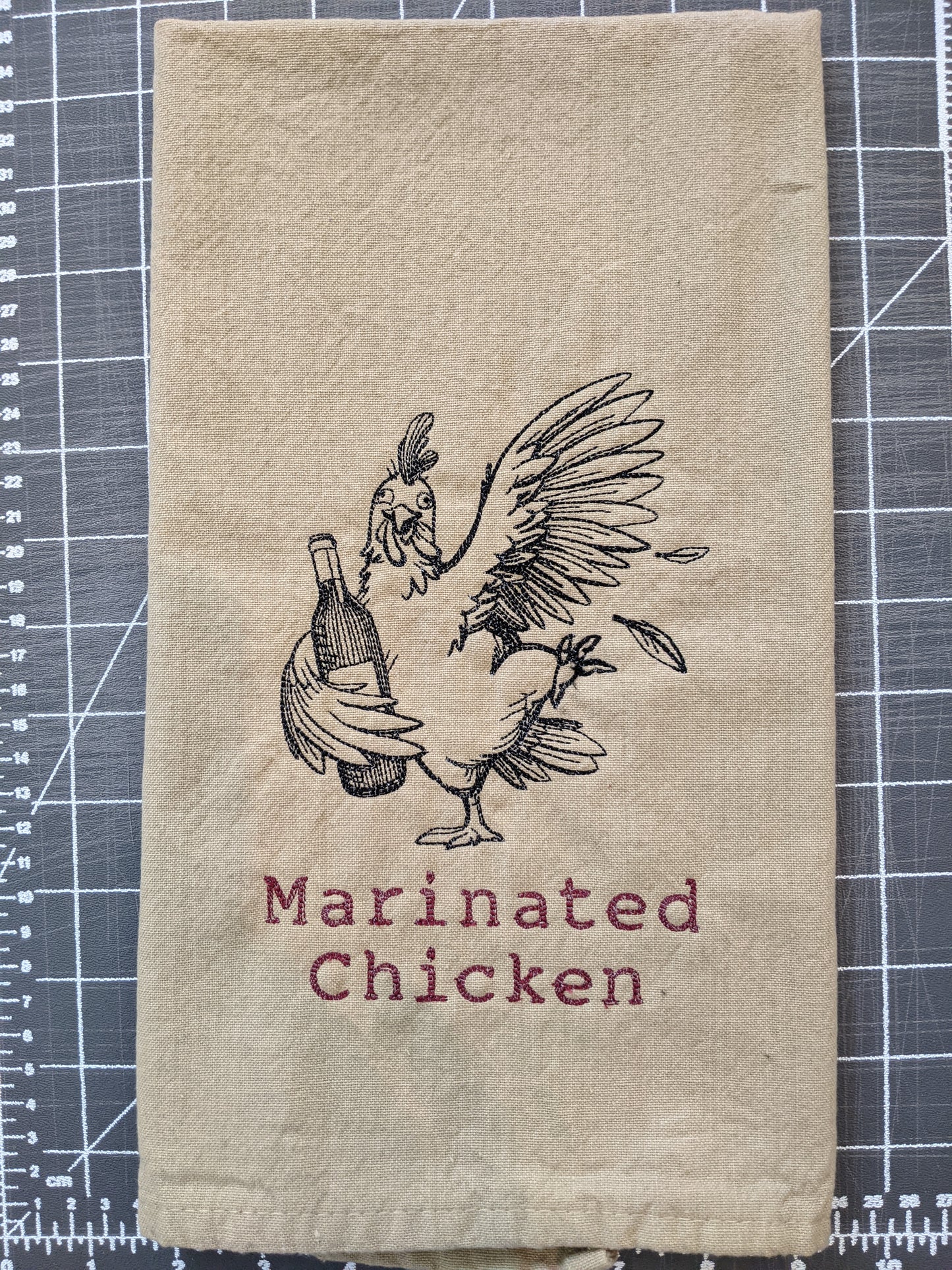 Marinated Chicken Tea Towel