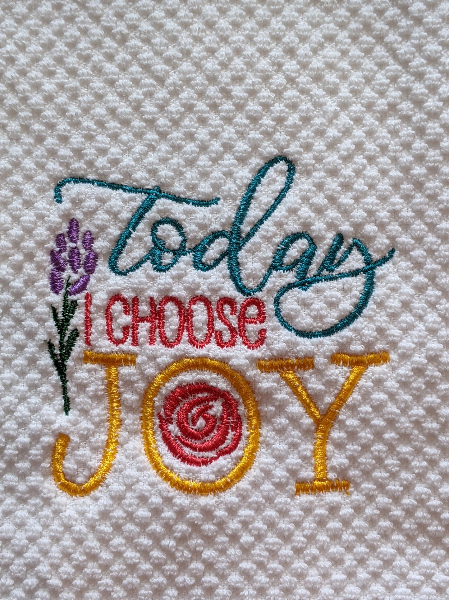 Today I Choose Joy Hand Towel