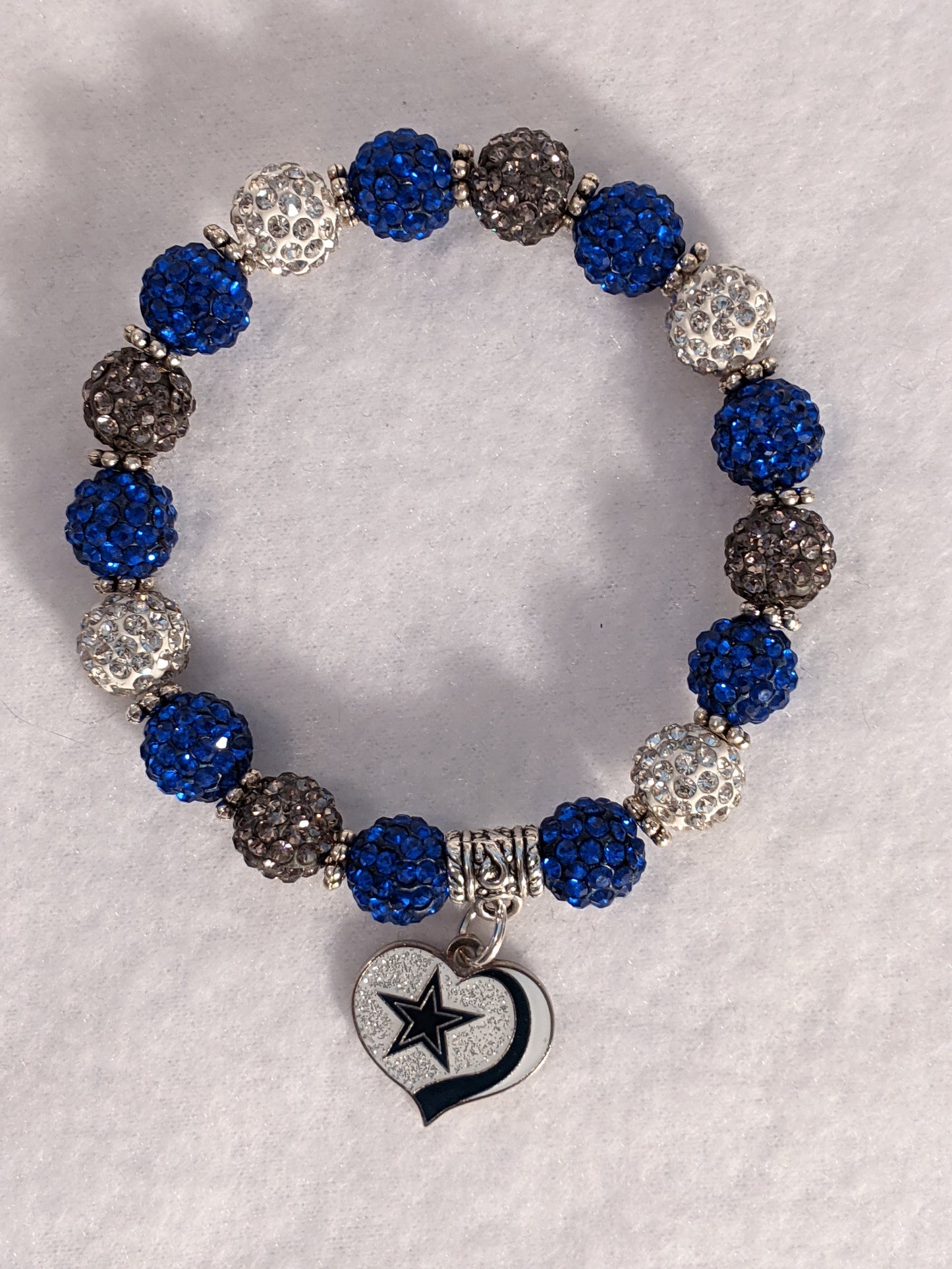 Dallas Cowboys Themed Beaded Bracelet