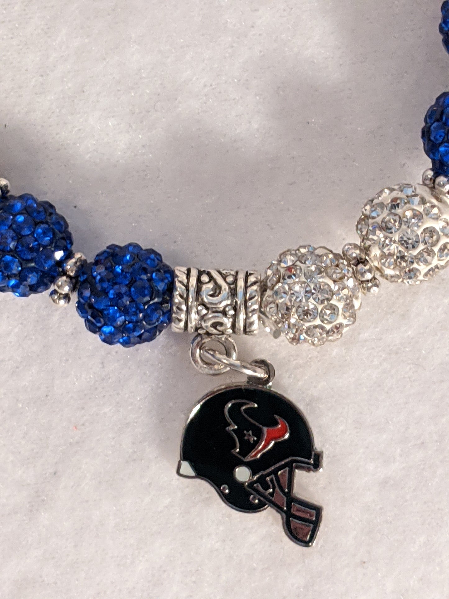 Houston Texans Themed Beaded Bracelet