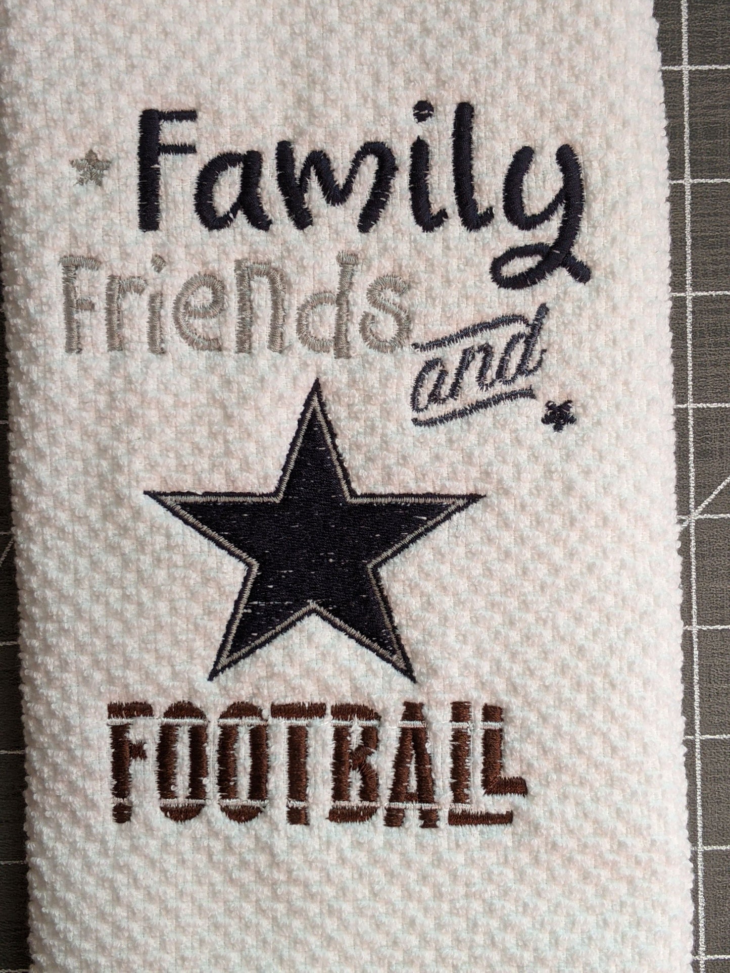 A14-Family Friends Dallas Cowboys Football Hand Towel