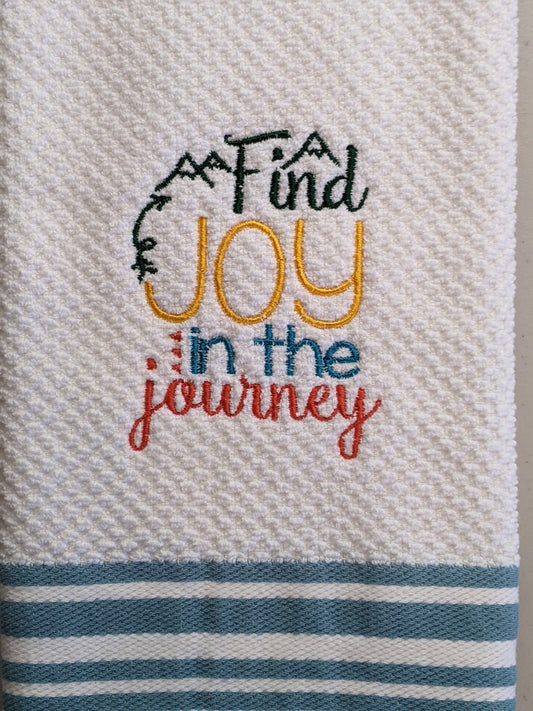 Find Joy In The Journey Hand Towel
