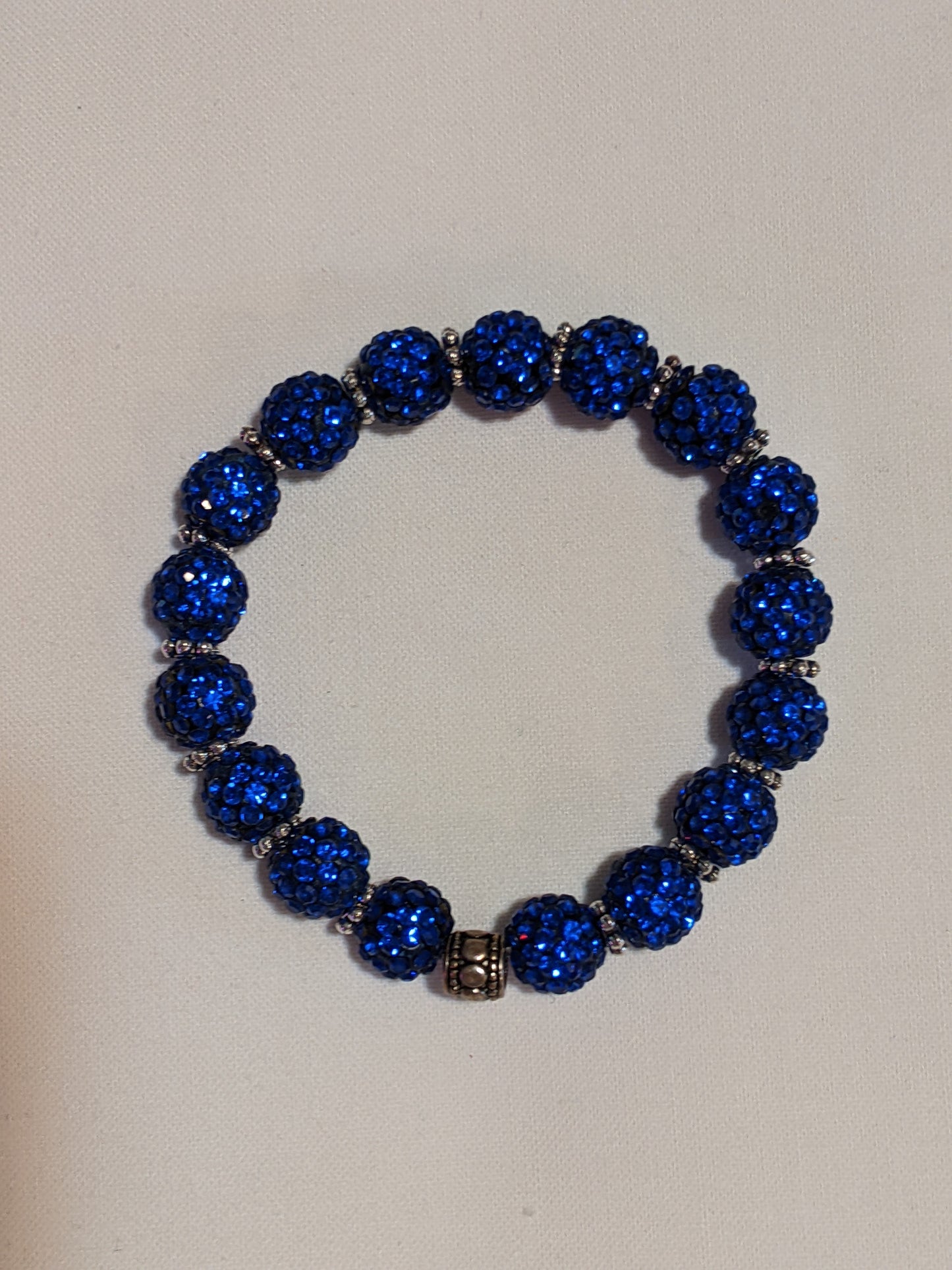 Rhinestone Pave Beaded stretchy Bracelet-many colors available!