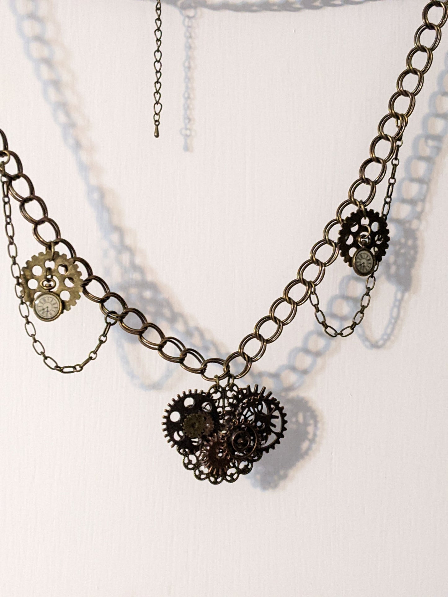 Steampunk style necklace-1 of a kind!