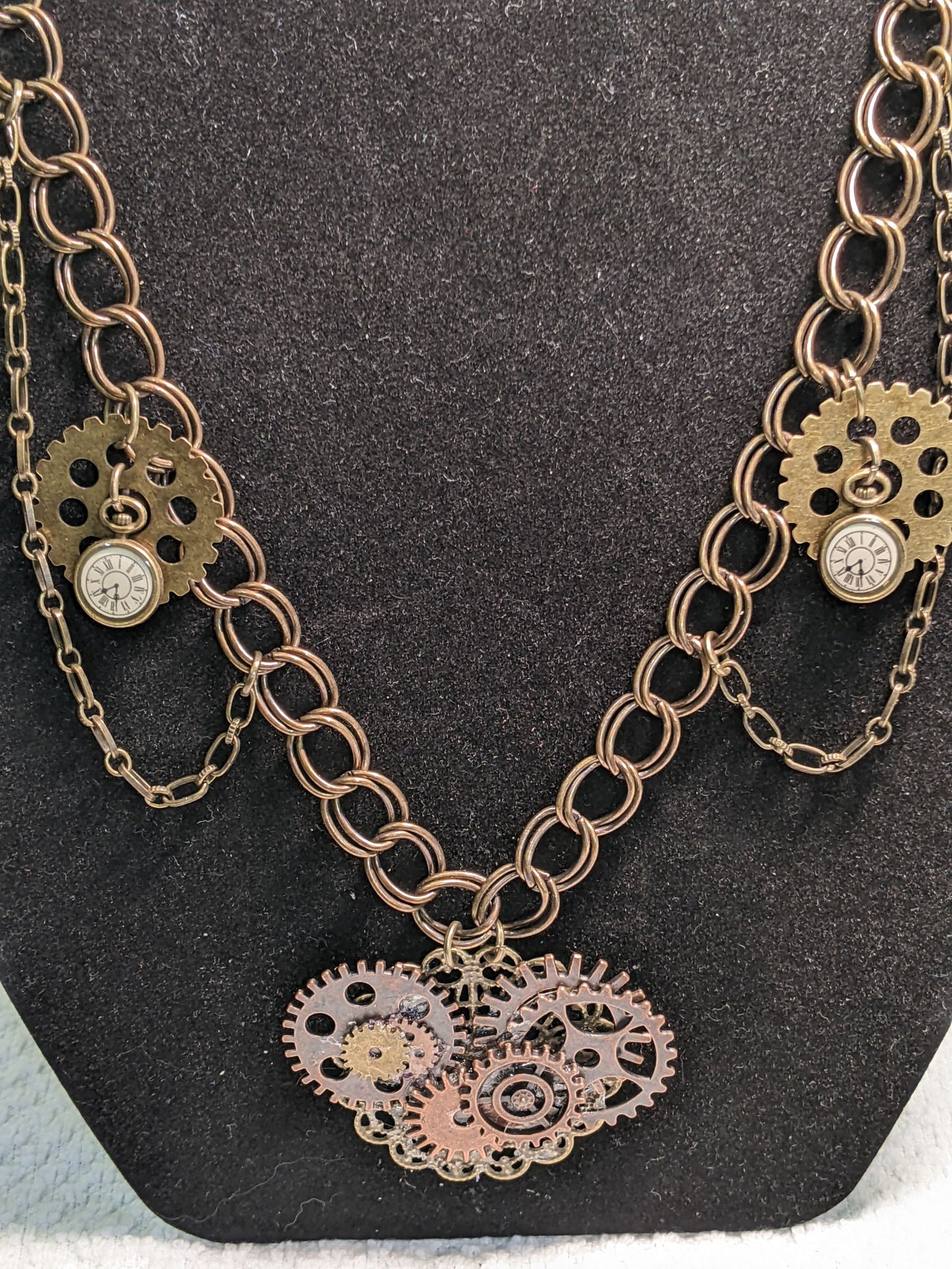 Steampunk style necklace-1 of a kind!