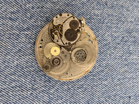 Steampunk Themed Brooch-Unique Charm Pin! With real watch parts-TOP17