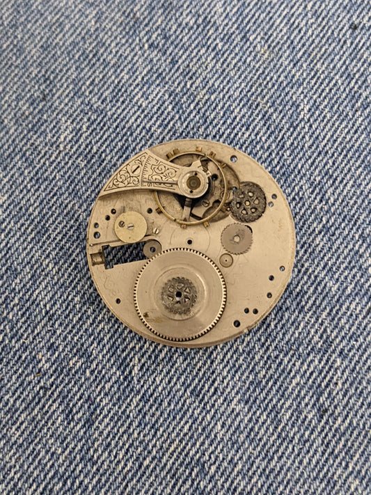 Steampunk Themed Brooch-Unique Charm Pin! With real watch parts-TOP25