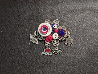 US Army Themed Brooch-Unique Charm Pin! Army1