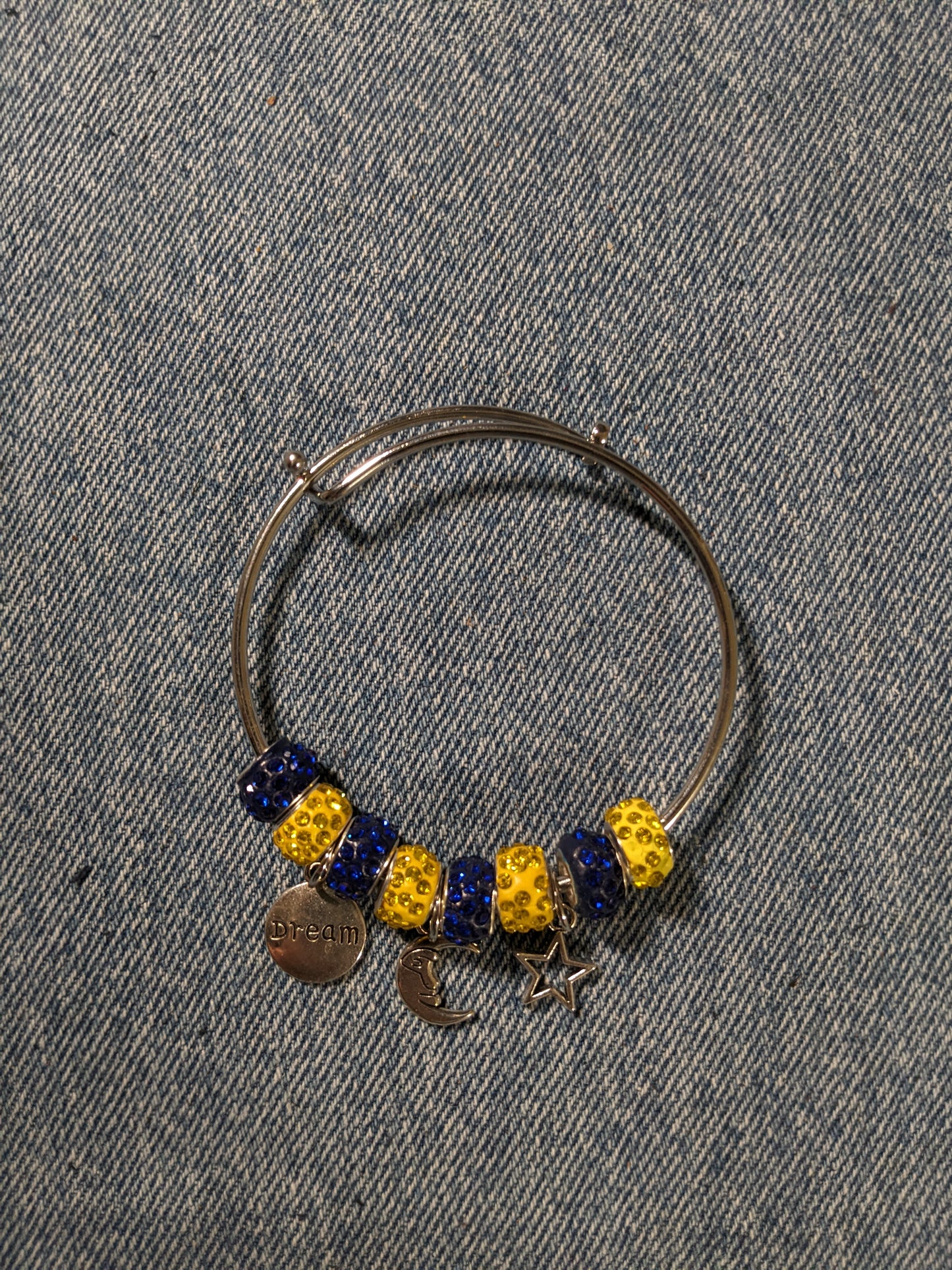 Bangle Charm Bracelet-Dream- Great Gift! BRACE21