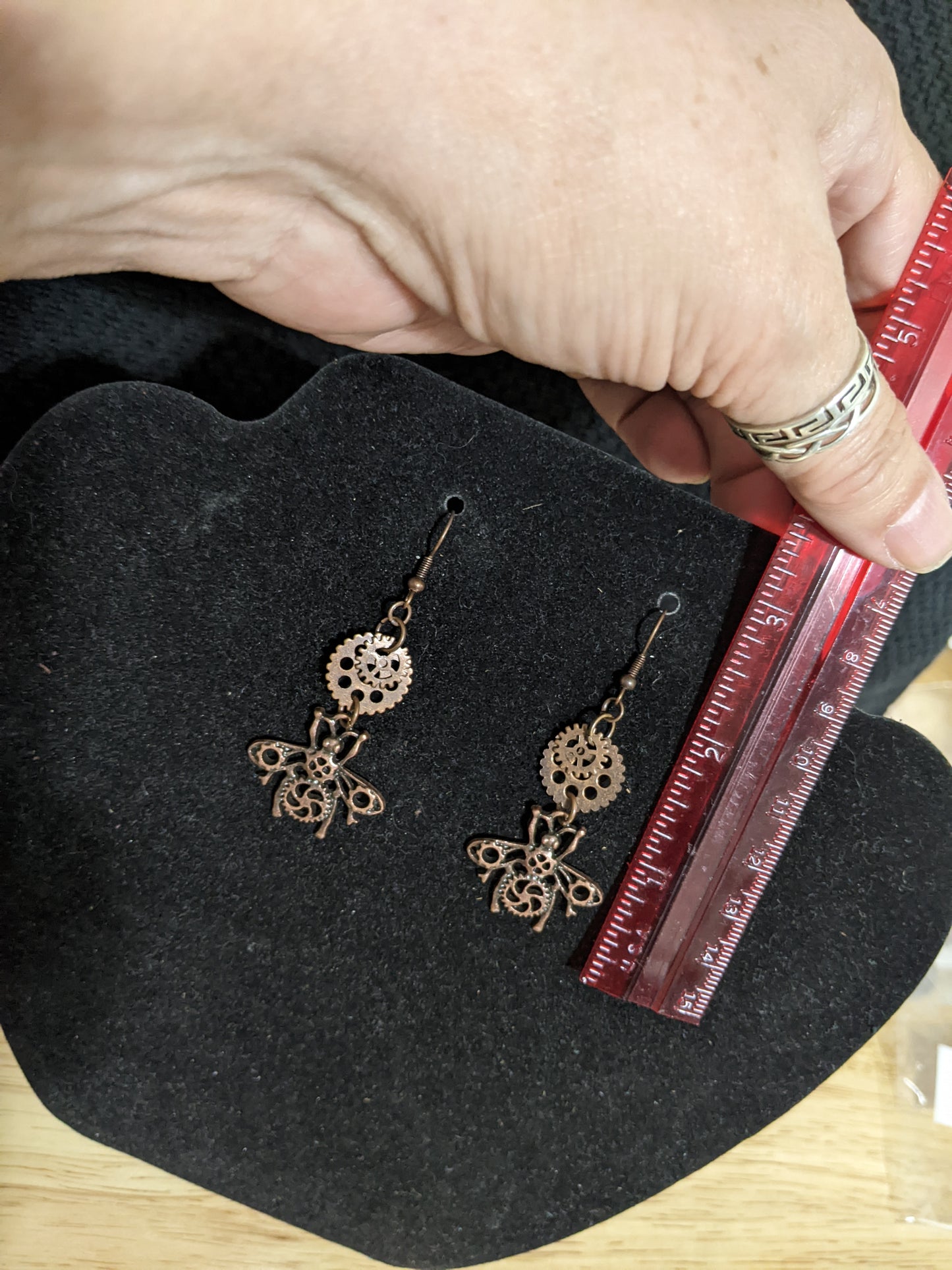 Steampunk Themed earrings-Gears-great gift! Item-2 Styles Available-EAR18