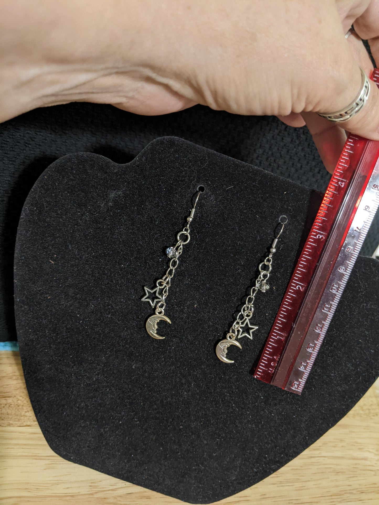 Celestial Themed earrings-Star & Moon-great gift! Item-EAR26
