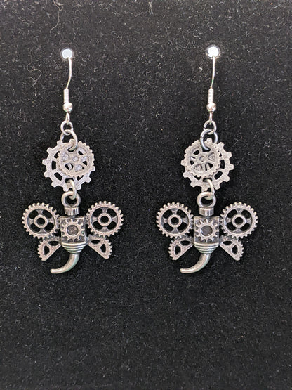 Steampunk Themed earrings-Gears-great gift! Item-EAR3