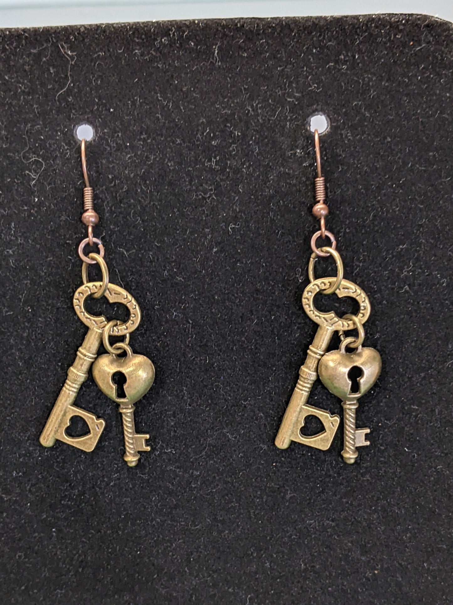 Steampunk Themed earrings-Keys-great gift! Item-EAR6