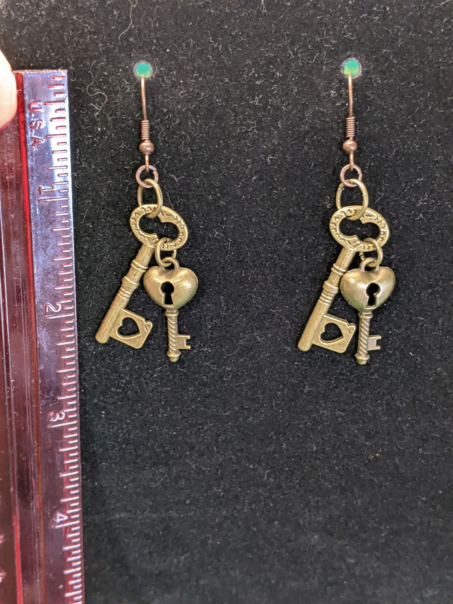 Steampunk Themed earrings-Keys-great gift! Item-EAR6