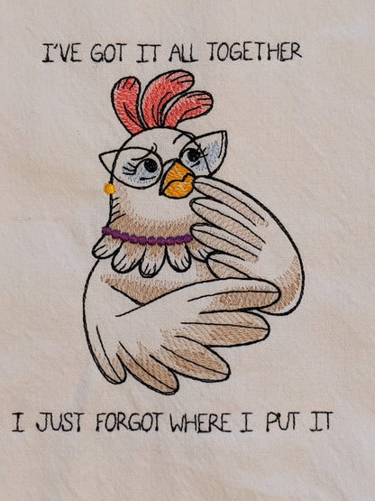 A26-Got It Together Chicken Tea Towel