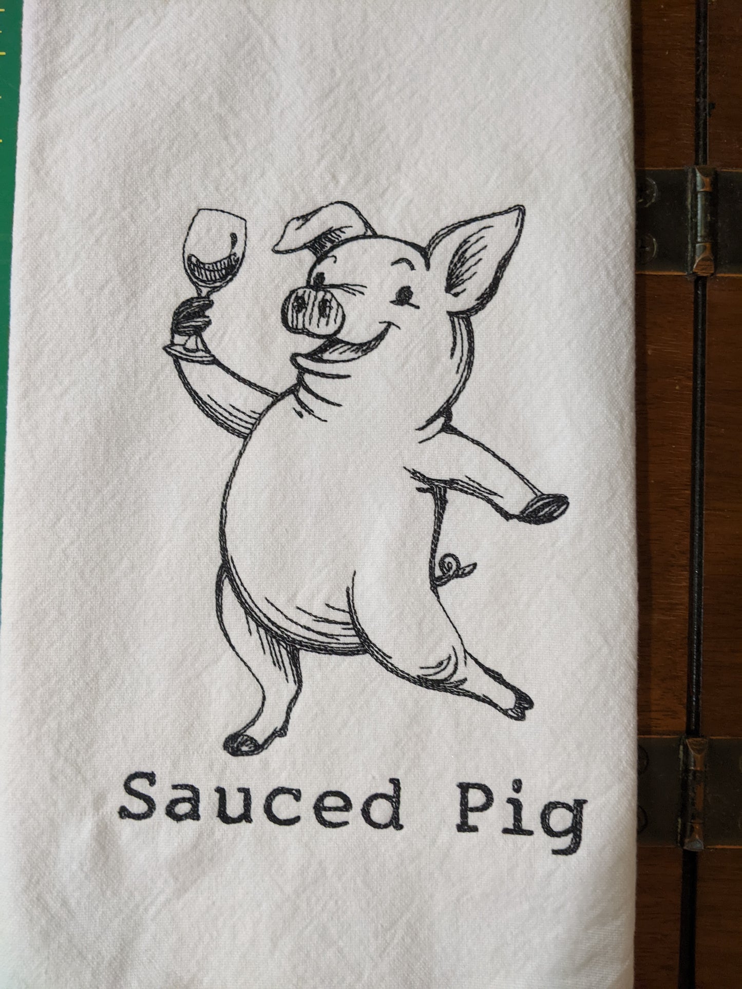 Sauced Pig Tea Towel