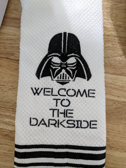 A15-Darth Vader Cotton Towel-Welcome To The Darkside