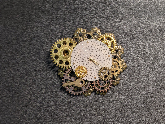 Vintage Steampunk Themed Brooch-Unique Charm Pin! Brooch1